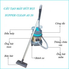 Máy hút bụi công nghiệp Supper Clean AS 20